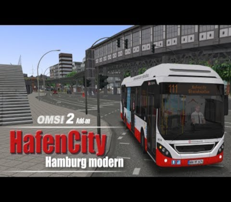 OMSI 2 - HafenCity - Hamburg modern Add-On DLC PC Steam CD Key Logo