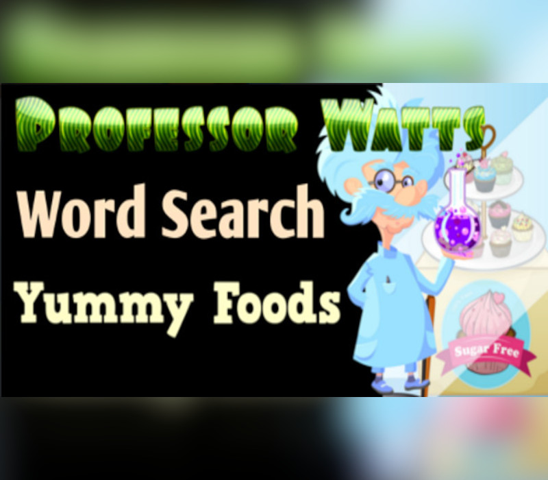 Professor Watts Word Search: Yummy Foods Steam CD Key Logo