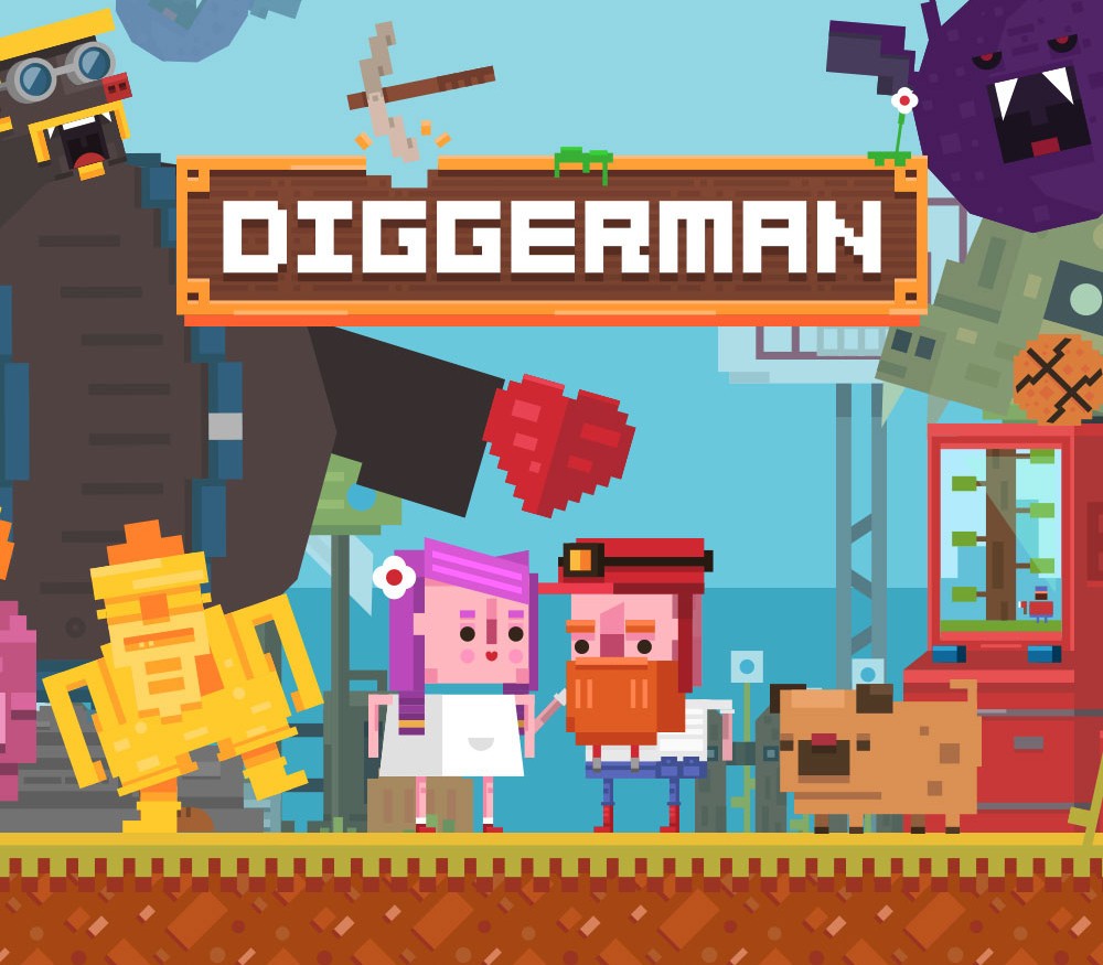 Diggerman PC Steam CD Key Logo