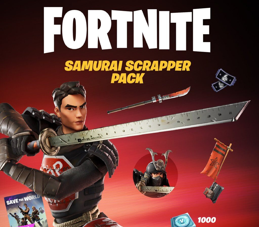 Fortnite - Samurai Scrapper Pack DLC AR XBOX One/ Xbox Series X|S CD Key Logo