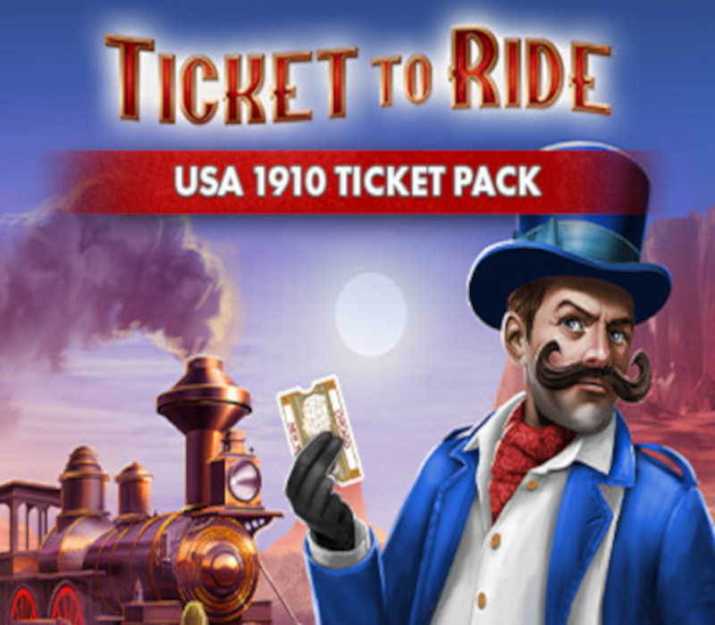 Ticket to Ride - USA 1910 Ticket Pack DLC PC Steam CD Key Logo