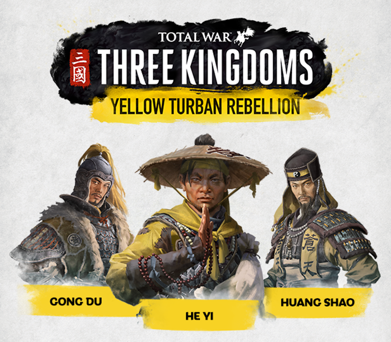 Total War: THREE KINGDOMS - Yellow Turban Rebellion DLC PC Steam CD Key Logo