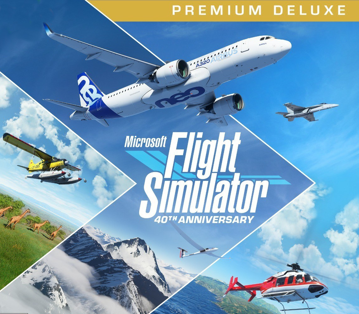 Microsoft Flight Simulator 40th Anniversary Premium Deluxe Edition US Xbox Series X|S CD Key Logo