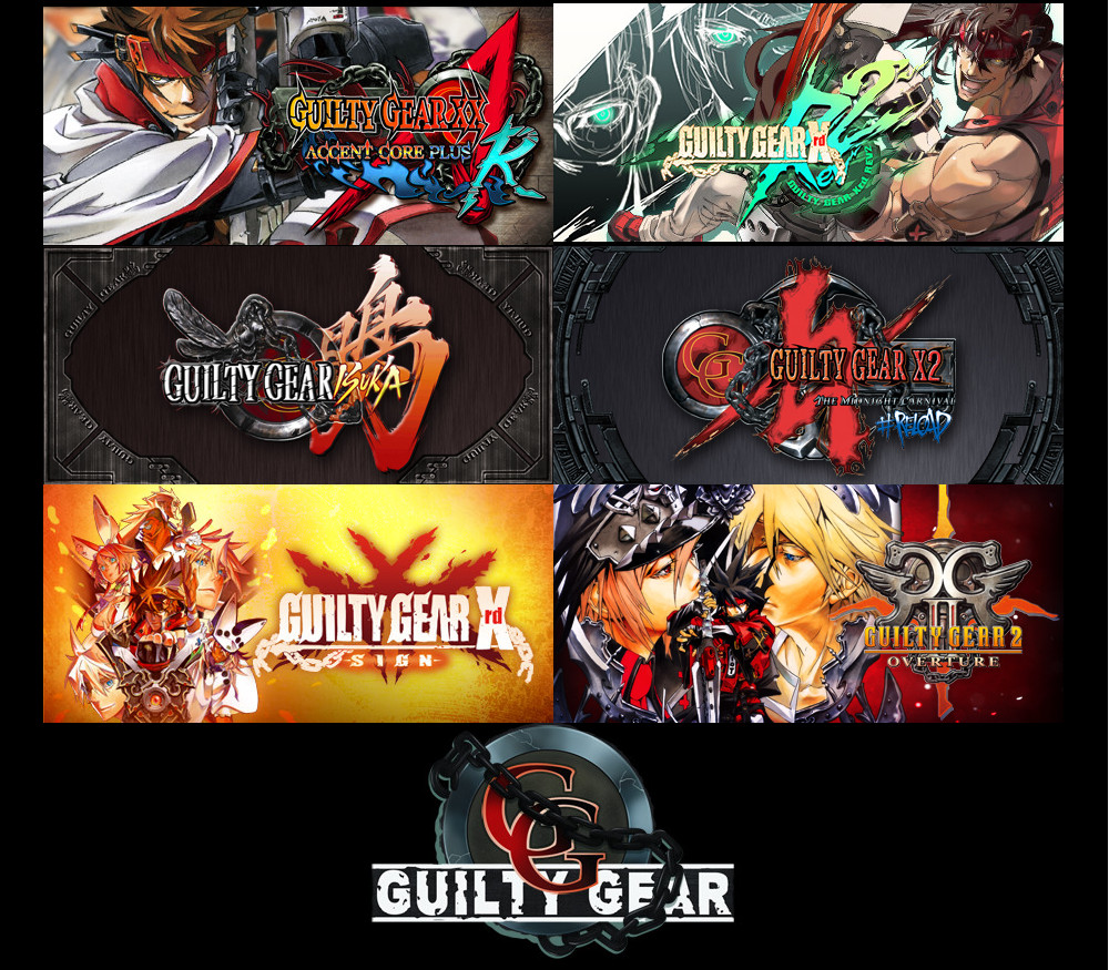 GUILTY GEAR Complete Franchise Pack Bundle Steam CD Key Logo