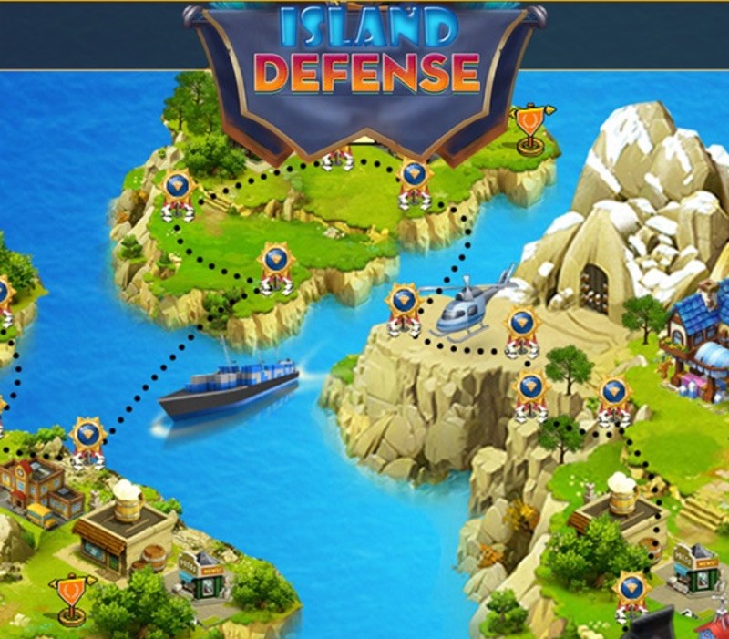 Island Defense PC Steam CD Key Logo
