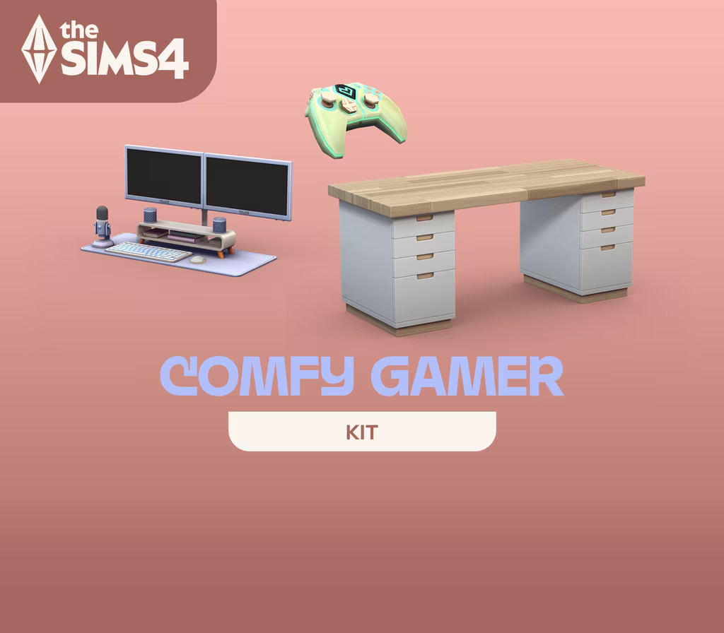 The Sims 4 - Comfy Gamer Kit DLC PC EA App CD Key Logo