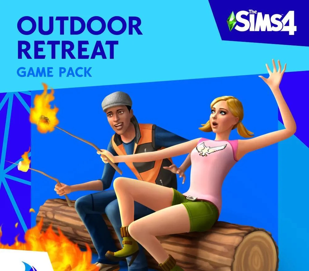 The Sims 4 - Outdoor Retreat DLC EU XBOX One / Xbox Series X|S CD Key Logo