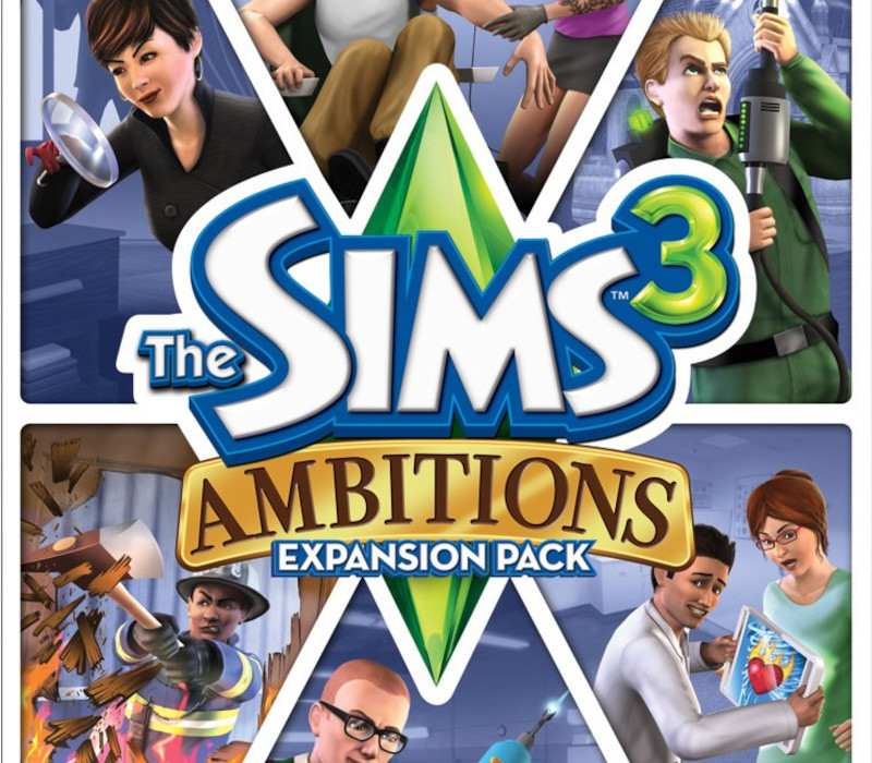 The Sims 3 + Ambitions Expansion Pack DLC EA App CD Key Logo