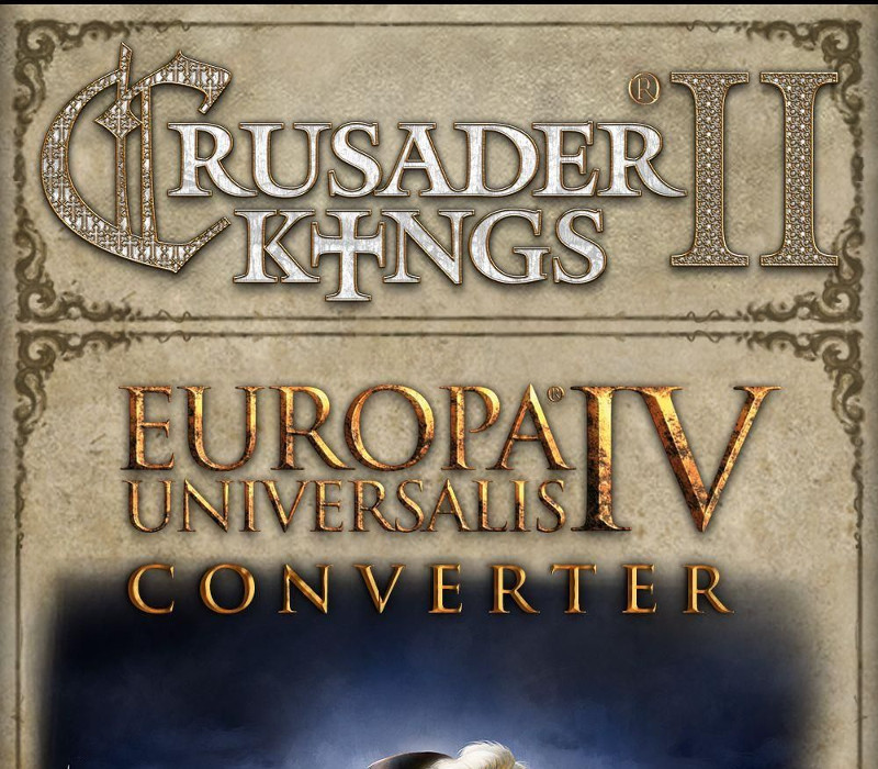 Crusader Kings II - Europa Universalis IV Converter DLC PC Steam CD Key Logo