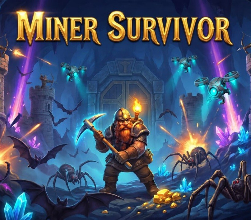 Miner Survivor PC Steam CD Key Logo