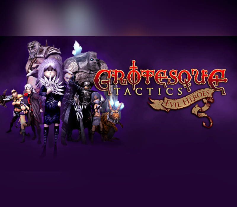 Grotesque Tactics Evil Heroes EU PC Steam CD Key Logo