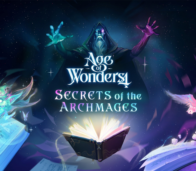 Age of Wonders 4 - Secrets of the Archmages DLC PC Steam CD Key Logo