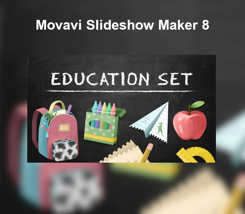 Movavi Slideshow Maker 8 - Education Set Effects DLC Steam CD Key Logo