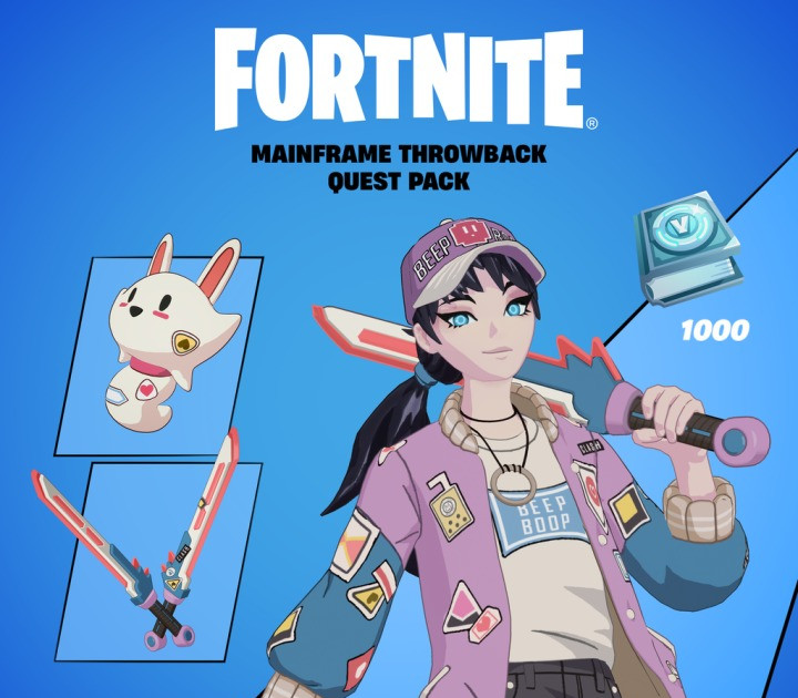Fortnite - Mainframe Throwback Quest Pack DLC TR XBOX One / Xbox Series X|S CD Key Logo