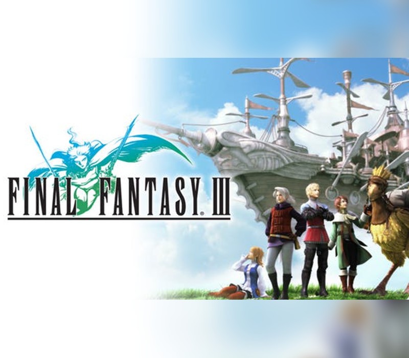 Final Fantasy III (3D Remake) PC Steam CD Key Logo
