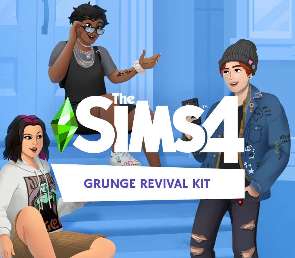The Sims 4 - Grunge Revival Kit DLC EU PC EA App CD Key Logo