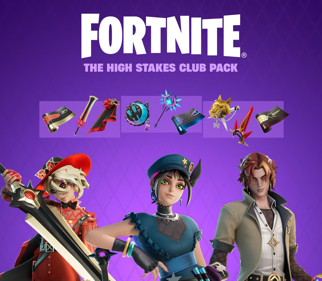Fortnite - The High Stakes Club Pack DLC TR XBOX One / Xbox Series X|S CD Key Logo
