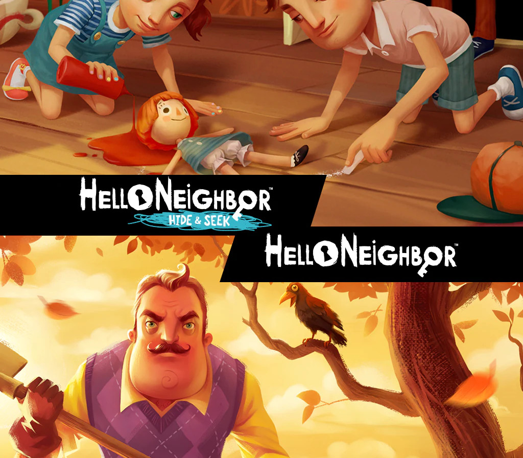 Hello Neighbor + Hello Neighbor: Hide and Seek Bundle PC Steam CD Key Logo