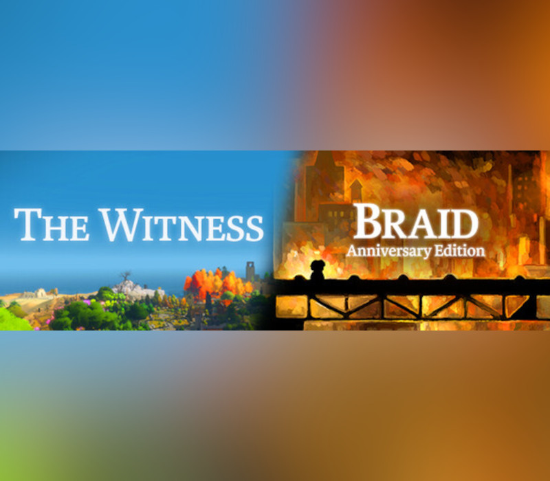 Braid Anniversary Edition + The Witness Bundle PC Steam CD Key Logo