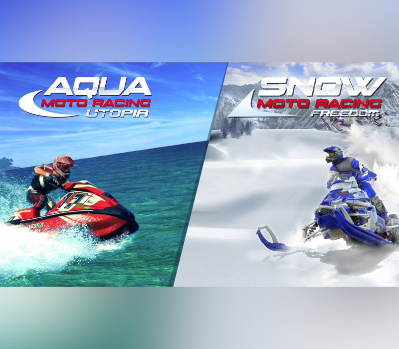 Aqua Moto Racing & Snow Moto Racing Bundle PC Steam CD Key Logo