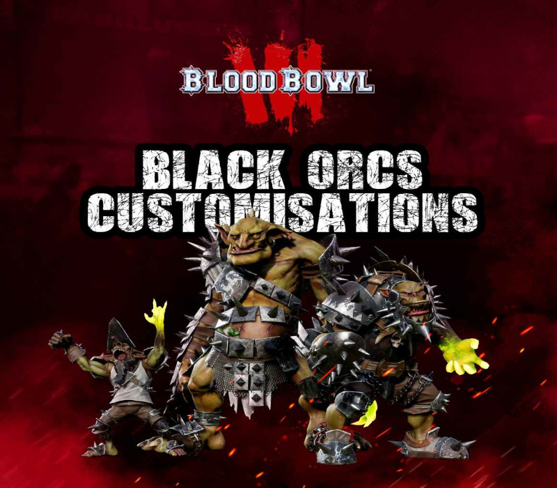 Blood Bowl 3 - Black Orcs Customizations DLC PC Steam CD Key Logo