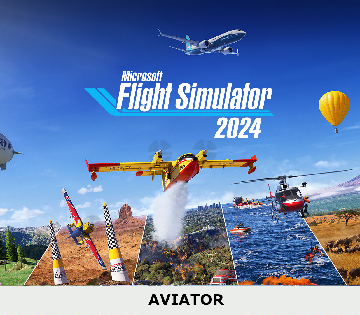Microsoft Flight Simulator 2024 Aviator Edition EU Xbox Series X|S / PC CD Key Logo