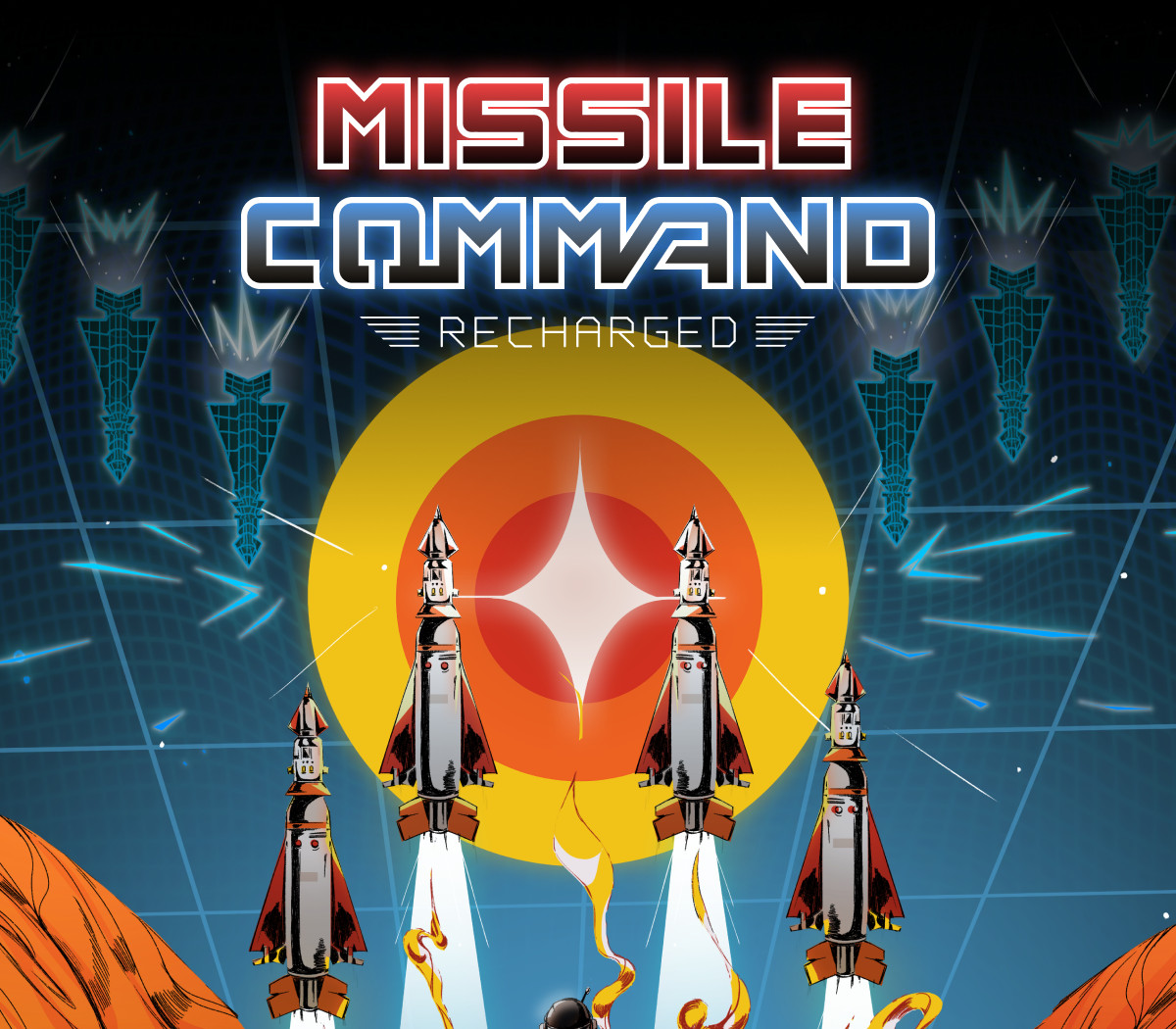 Missile Command: Recharged (2022) PC Steam CD Key Logo