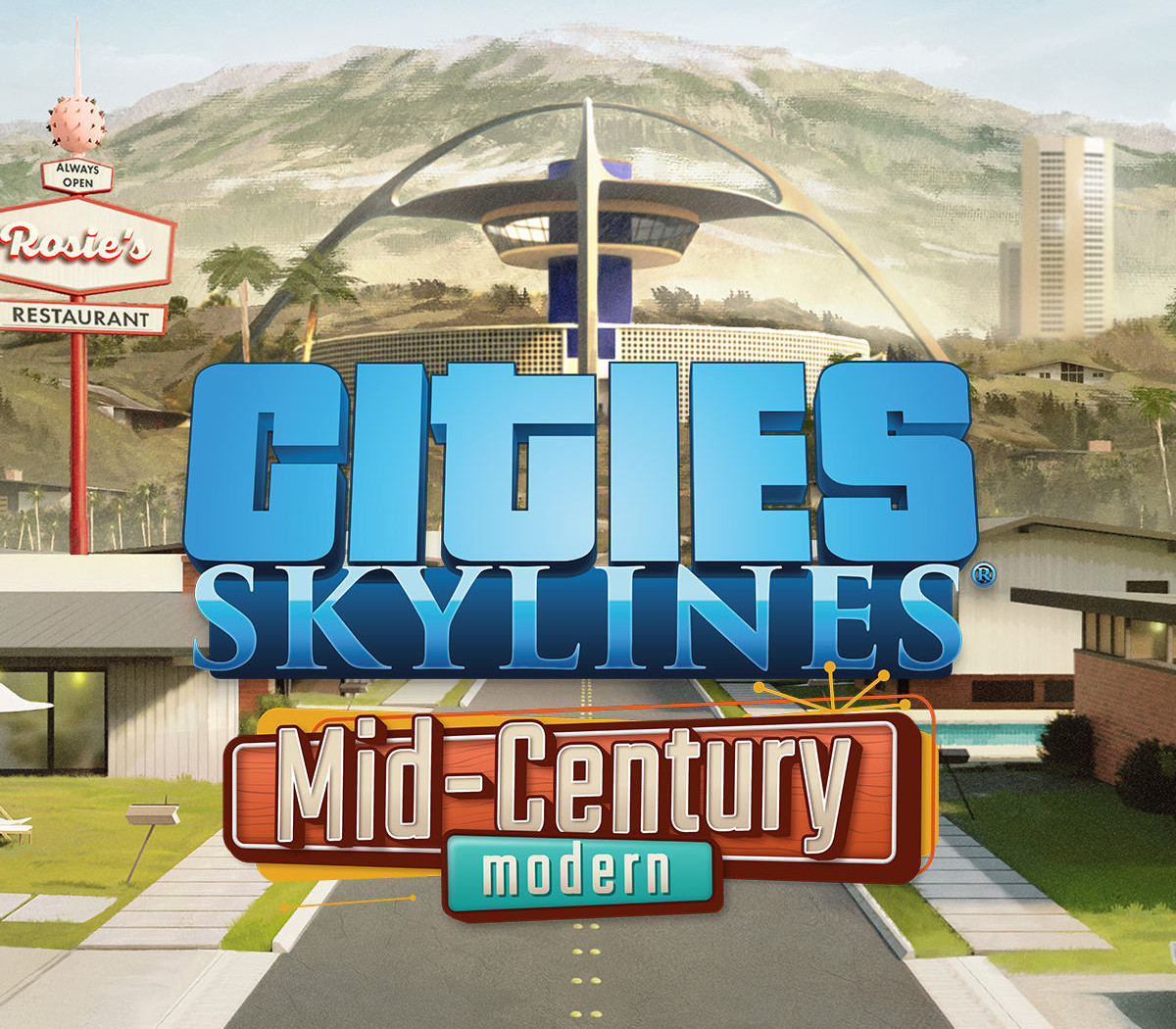 Cities: Skylines - Content Creator Pack: Mid-Century Modern DLC EU PC Steam CD Key Logo