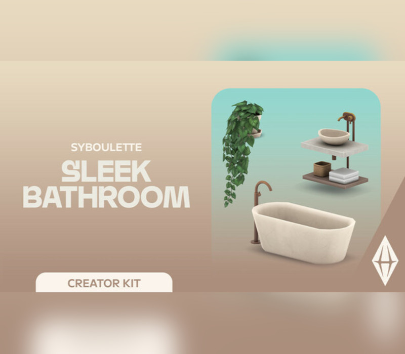 The Sims 4 - Sleek Bathroom Kit DLC PC EA App CD Key Logo