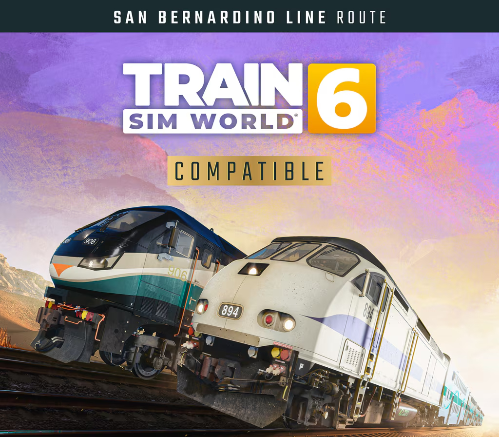 Train Sim World 6: San Bernardino Line: Los Angeles - San Bernardino Route Add-On DLC PC Steam CD Key Logo