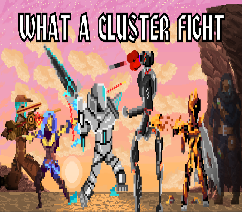 What a Cluster Fight Steam CD Key Logo
