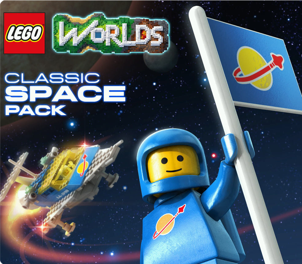 LEGO Worlds - Classic Space Pack DLC PC Steam CD Key Logo