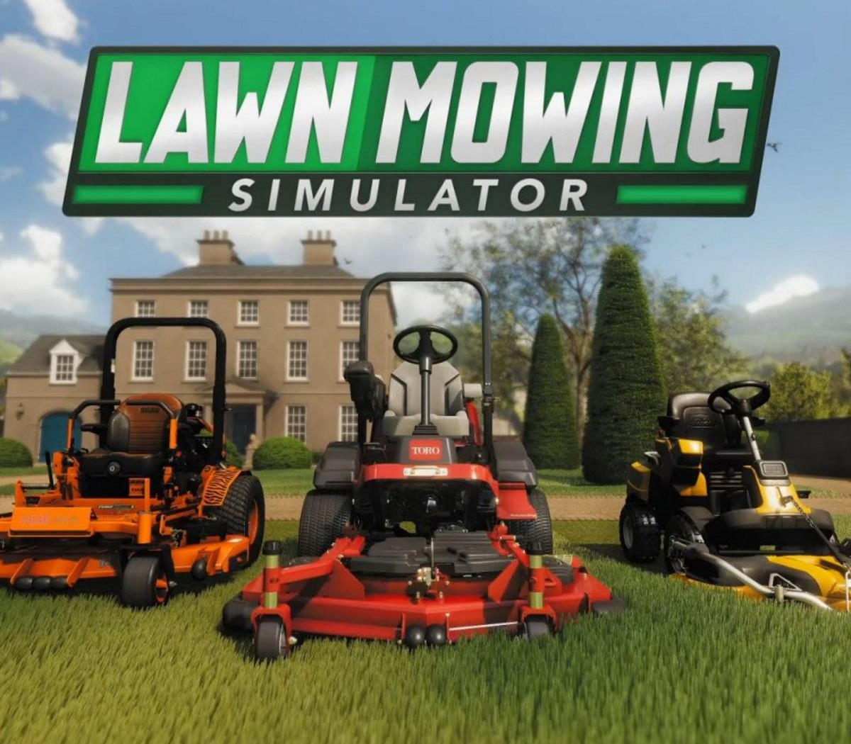 Lawn Mowing Simulator PC Steam CD Key Logo