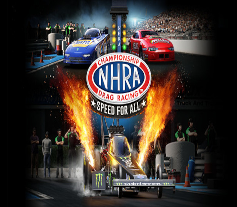NHRA Championship Drag Racing: Speed For All PC Steam CD Key Logo