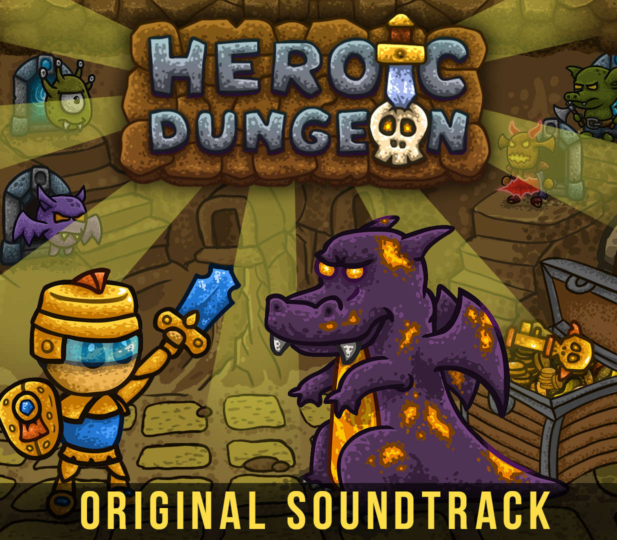 Heroic Dungeon - OST DLC Steam CD Key Logo