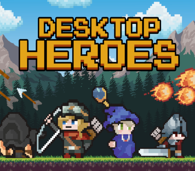 Desktop Heroes PC Steam CD Key Logo