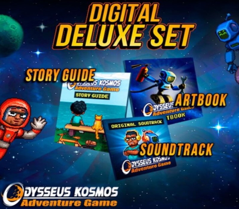 Odysseus Kosmos and his Robot Quest - Digital Deluxe Set DLC Steam CD Key Logo