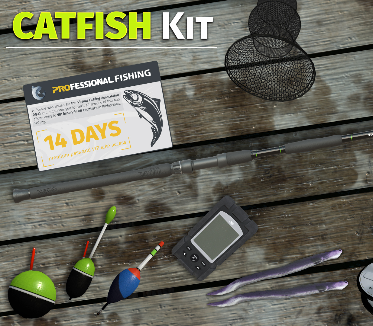 Professional Fishing - Catfish Kit DLC Steam CD Key Logo