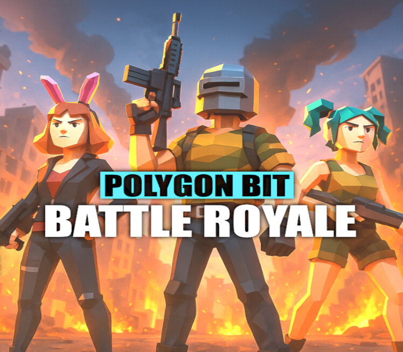 Polygon Bit Battle Royale PC Steam CD Key Logo