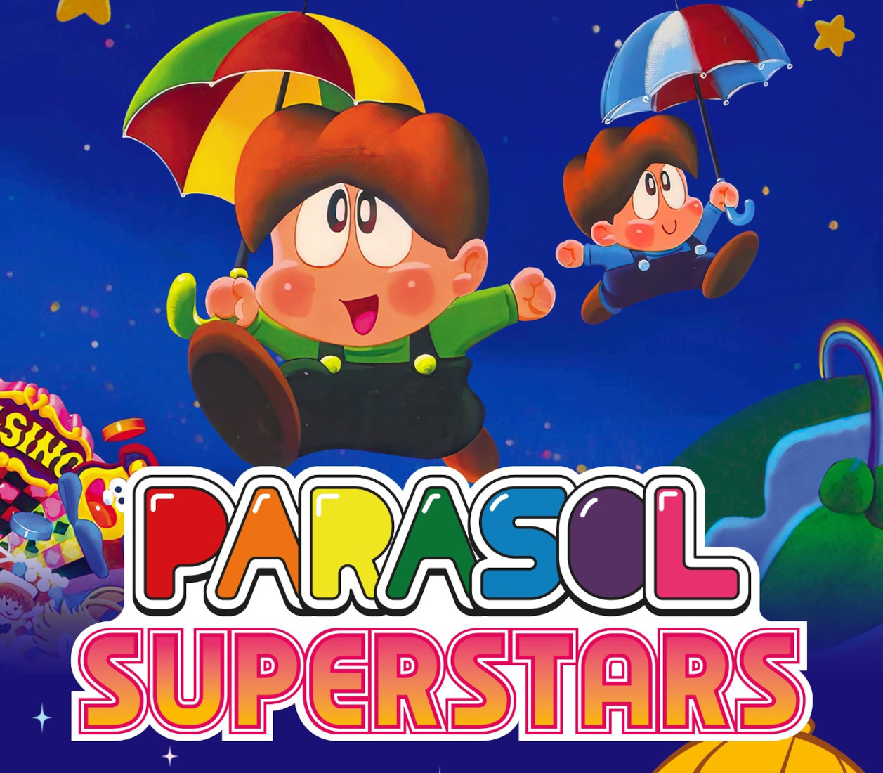 Parasol Superstars EU PS5 CD Key Logo