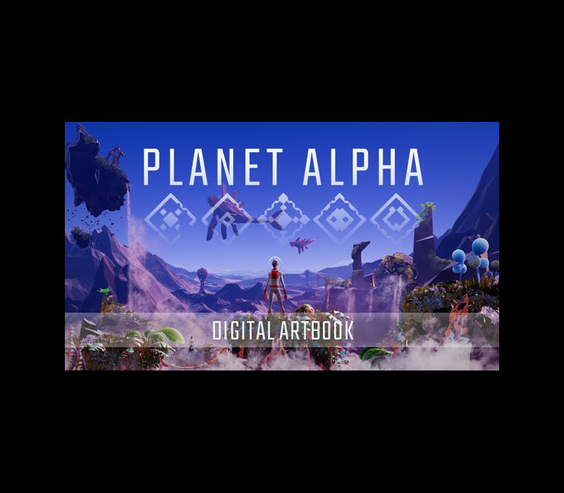 PLANET ALPHA - Digital Artbook DLC PC Steam CD Key Logo