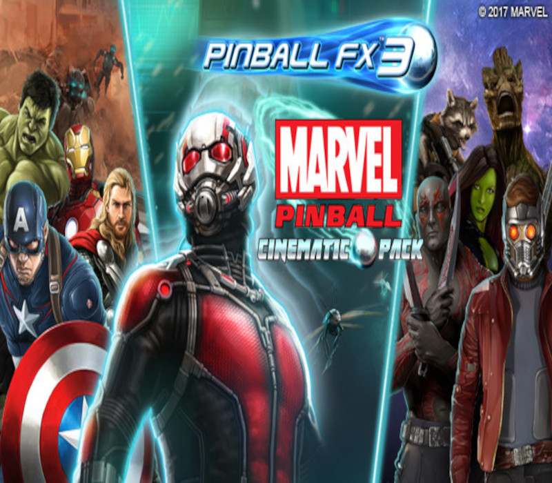 Pinball FX3 - Marvel Pinball - Cinematic Pack DLC Steam CD Key Logo