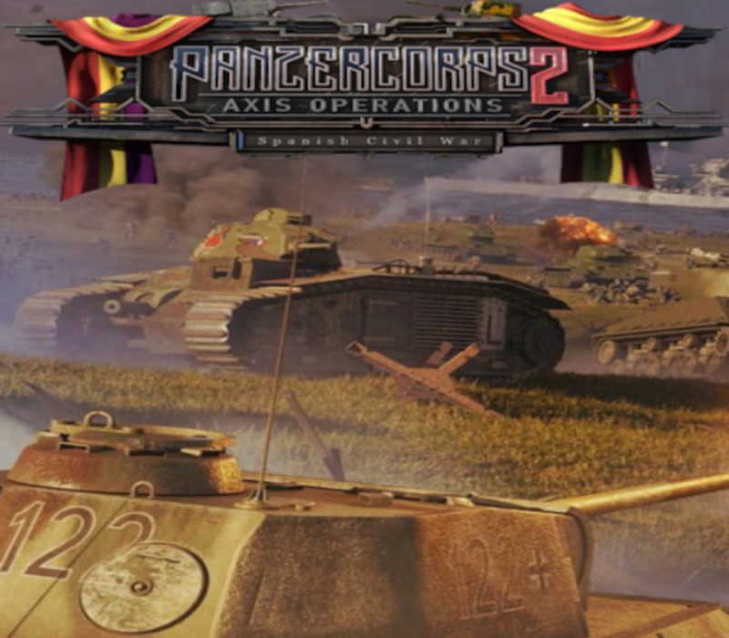 Panzer Corps 2: Axis Operations - Spanish Civil War DLC EU PC Steam CD Key Logo