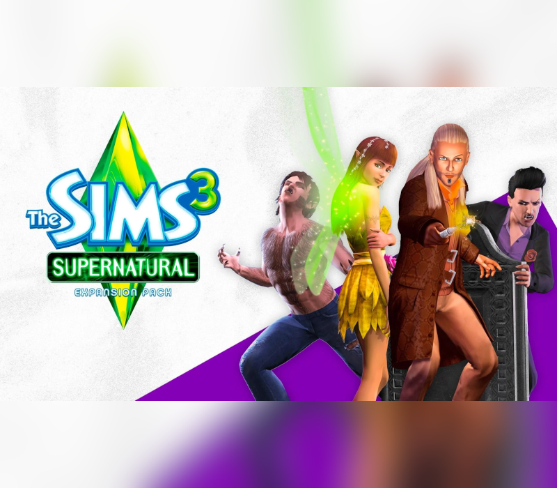 The Sims 3 - Supernatural DLC EA App CD Key Logo