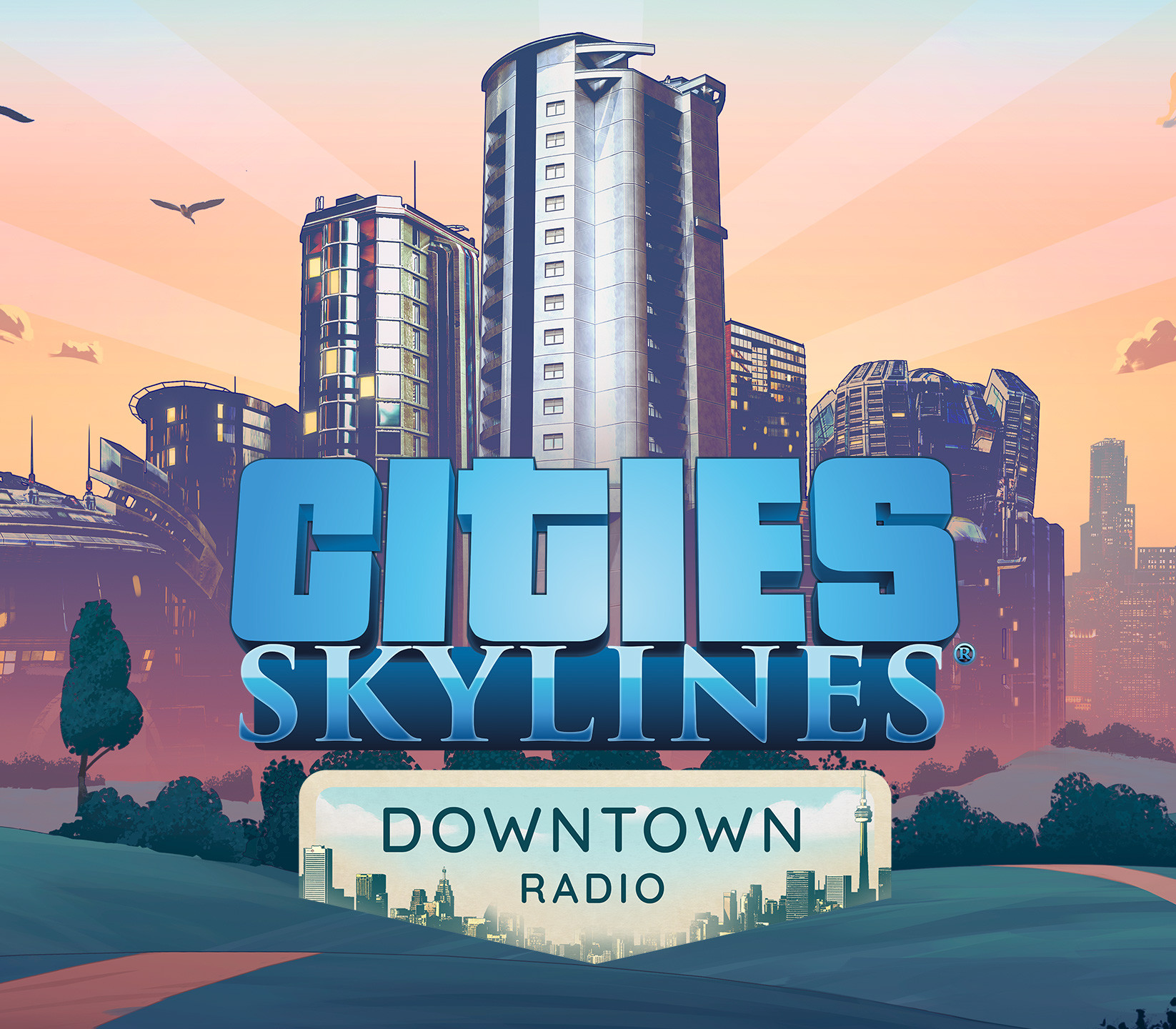 Cities: Skylines - Downtown Radio DLC EU Steam CD key Logo