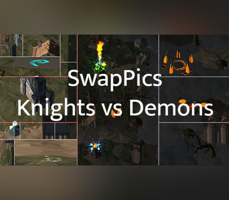SwapPics: Knights vs Demons PC Steam CD Key Logo