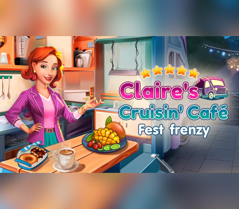 Claire's Cruisin' Cafe: Fest Frenzy PC Steam CD Key Logo