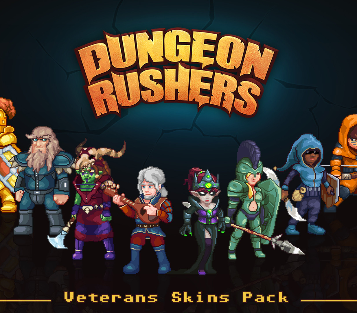 Dungeon Rushers - Veterans Skins Pack DLC Steam CD Key Logo