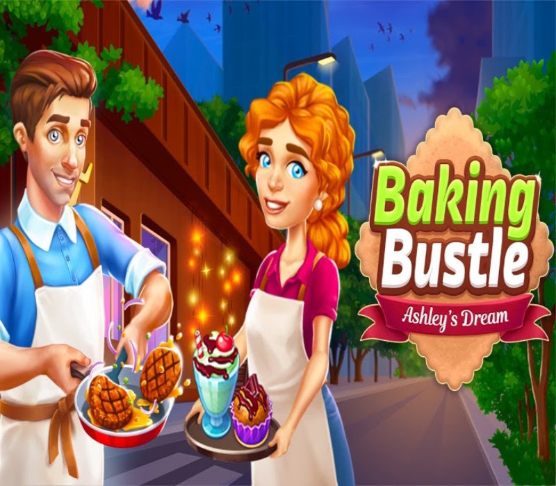 Baking Bustle: Ashley’s Dream PC Steam CD Key Logo