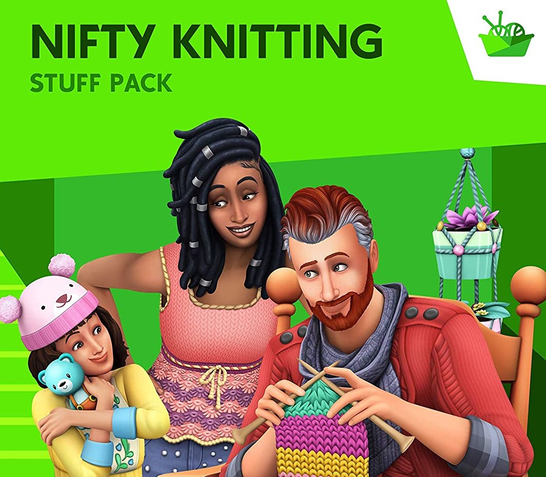 The Sims 4 - Nifty Knitting Stuff Pack DLC XBOX One / Xbox Series X|S CD Key Logo